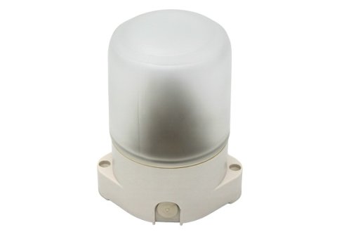 Светильник банный Feron НББ 01-60-001 Е27 220В УХЛ1 Белый IP65 105х138х105мм картинка 
